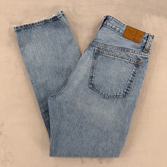 Madewell Denim - Madewell 90s Straight Jeans Light Wash High Rise Denim Pants Women's Size 29